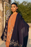 3 Piece Unstitched Dye Warm Naps Orange Suit