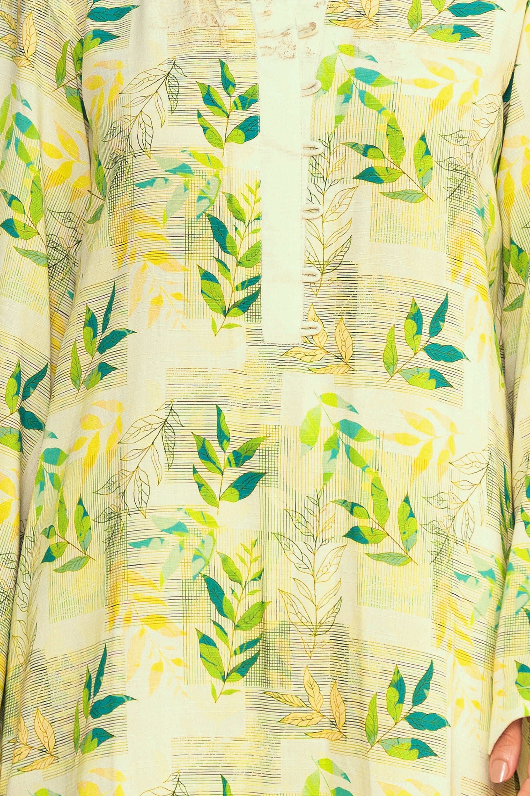 3 Piece Unstitched Lime Green Printed Linen - (Vol-114/08)D7 - SAFANOOOR