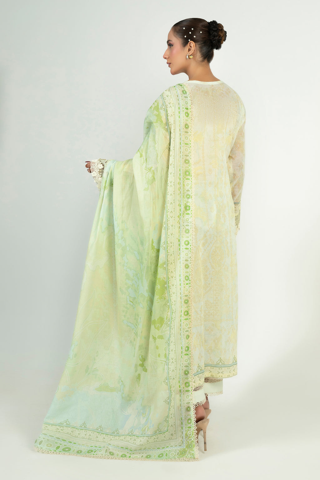 3 Piece Unstitched Panache Embroidered Lawn - (Vol-105/06)3P-S-25-D10 - SAFANOOR