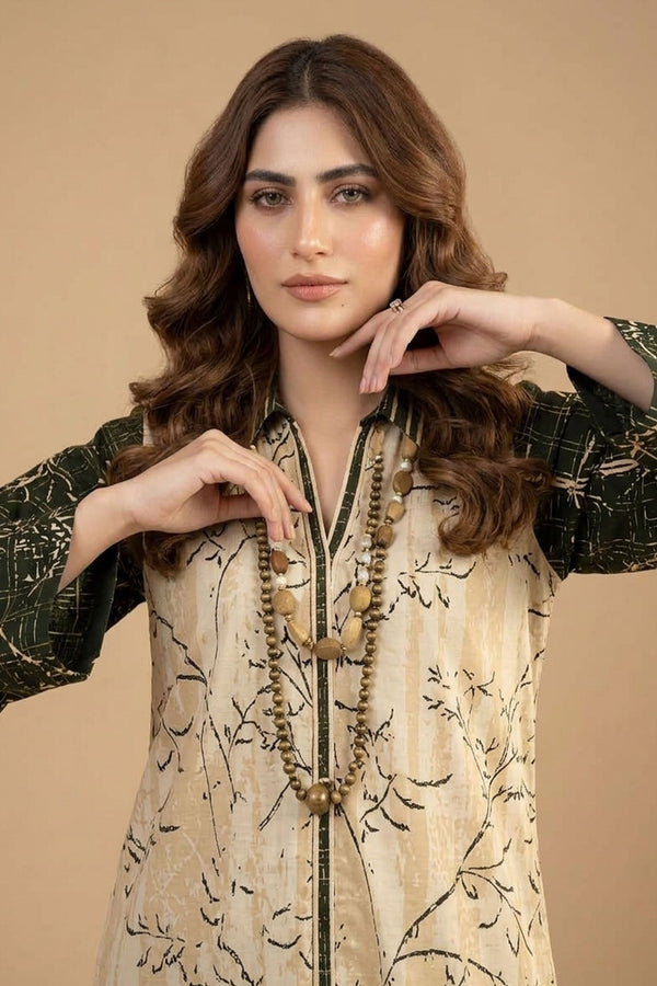 1 PIECE / SHIRT ONLY- GRID KHADDAR