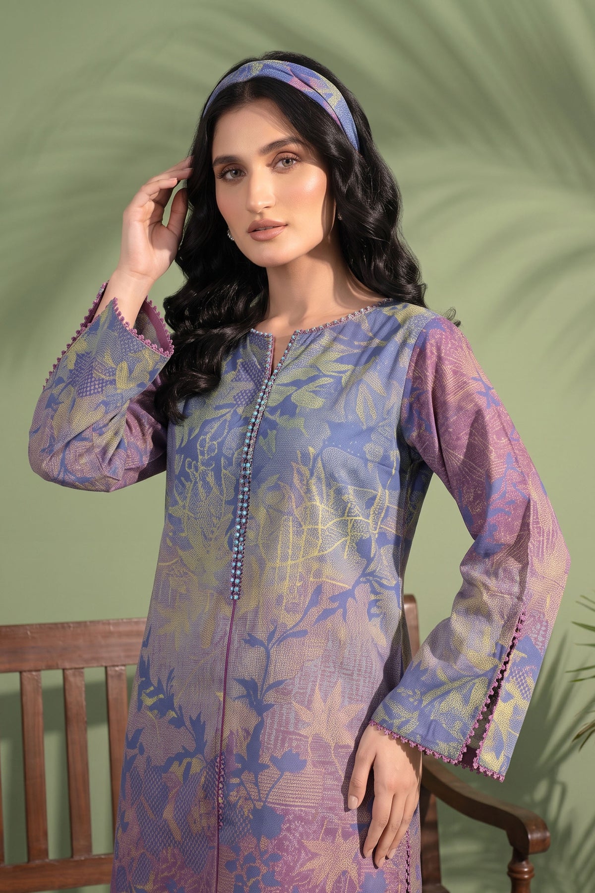 1 Piece Unstitched Doriya Khaddar Purple