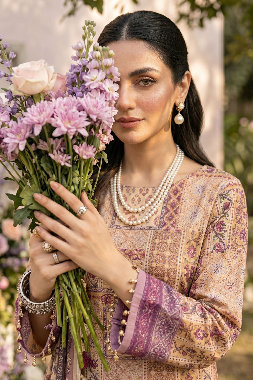 Desert Sand3 Piece Unstitched Premium Printed Lawn