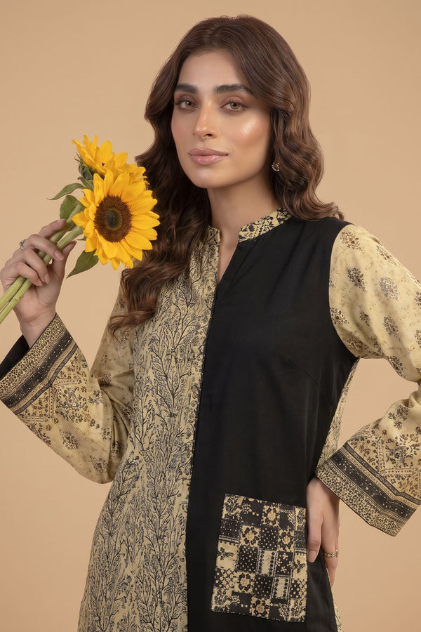 1 PIECE / SHIRT ONLY- GRID KHADDAR