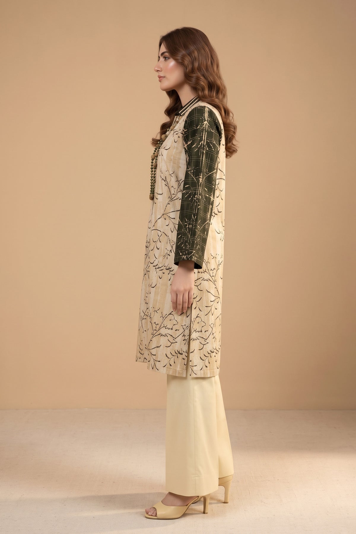 1 PIECE / SHIRT ONLY- GRID KHADDAR