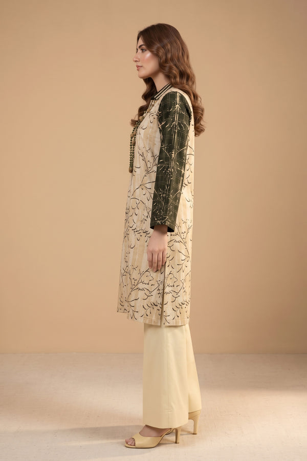 1 PIECE / SHIRT ONLY- GRID KHADDAR