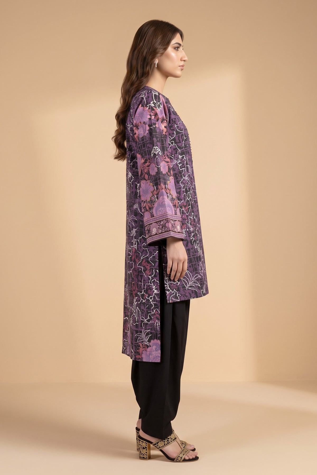 1 PIECE / SHIRT ONLY- GRID KHADDAR