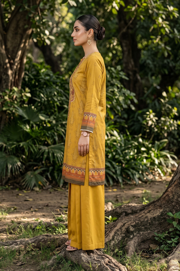 Unstitched 2 Piece Twill Marina Suit - Golden Bronze