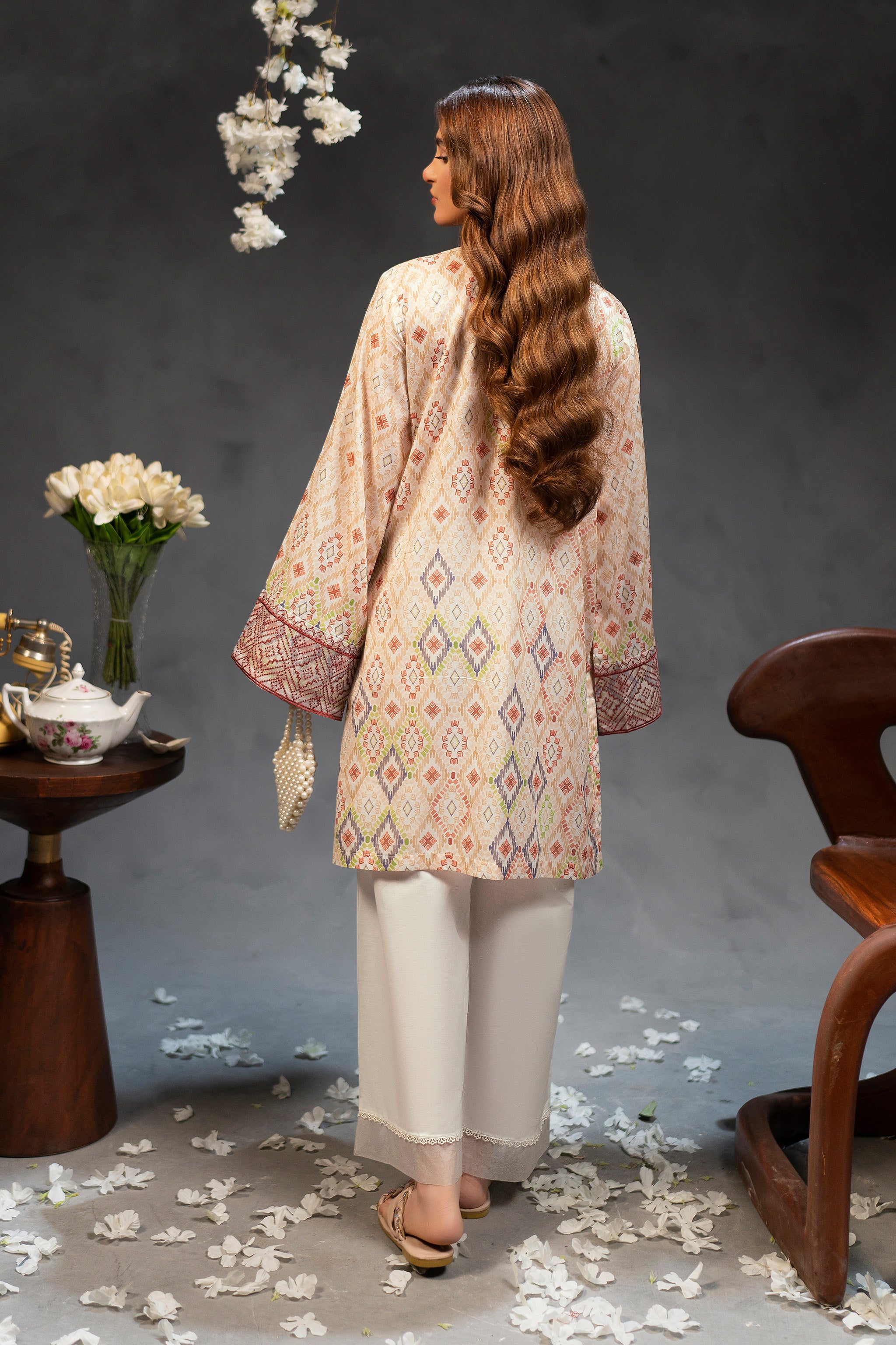 2 Piece Unstitched Digital Printed Lawn