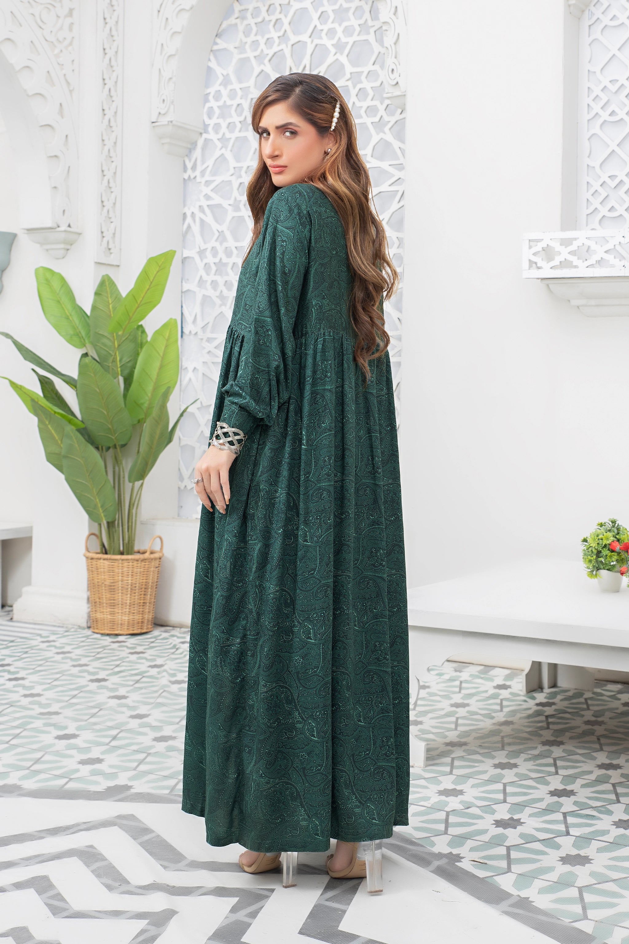 2 piece unstitched Slate Twill Marina Suit - safa noor marina collection