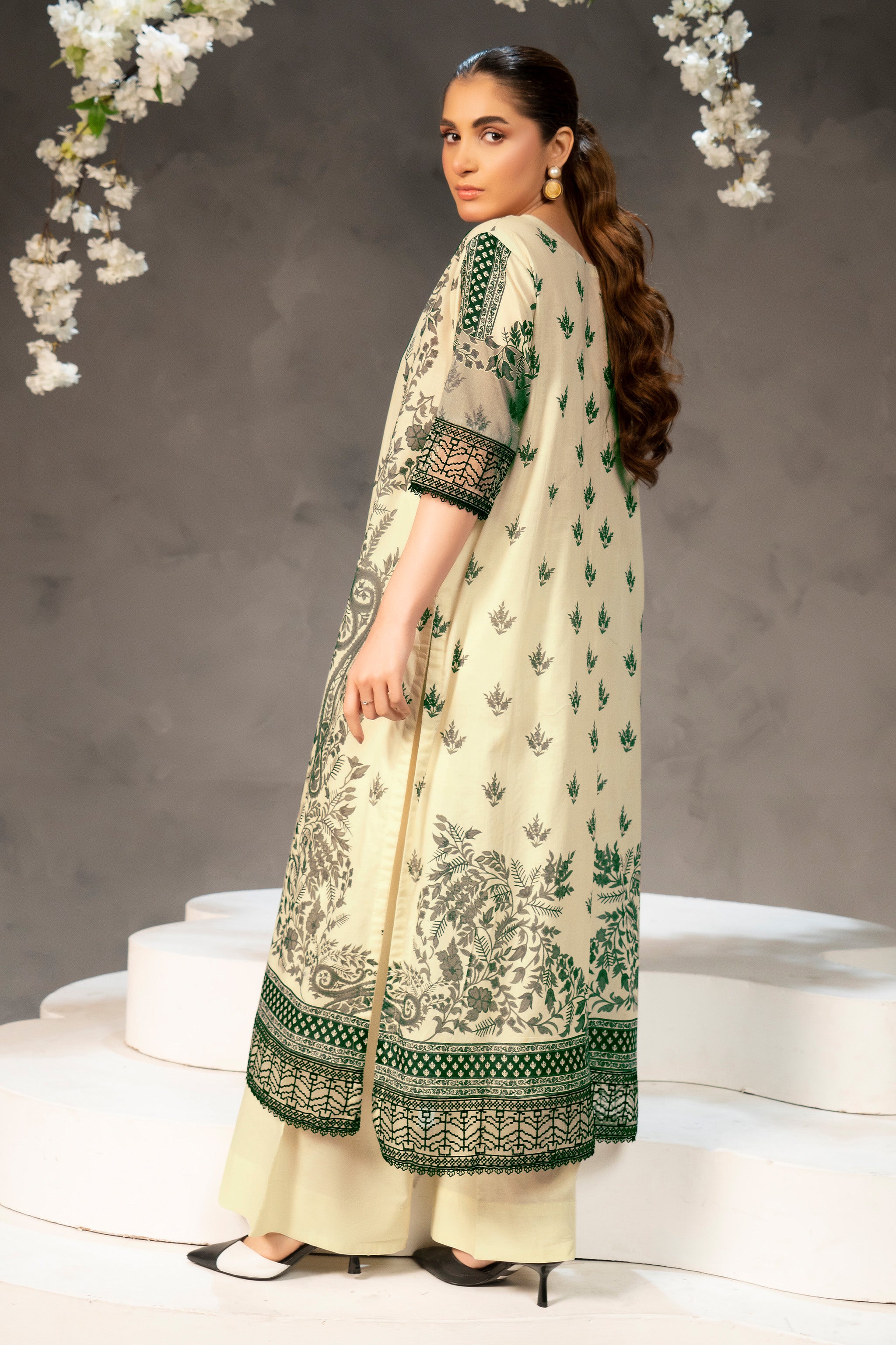 2 Piece Unstitched Digital Printed Lawn