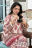 Beige 2 Piece Unstitched Embroidered Lawn