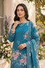 Blue 3 Piece Unstitched Premium Printed Lawn Suit By Safa Noor Nigaah Collection Summer 2026