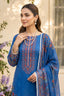 Blue 3 Piece Unstitched Premium Printed Lawn Suit By Safa Noor Nigaah Collection Summer 2026