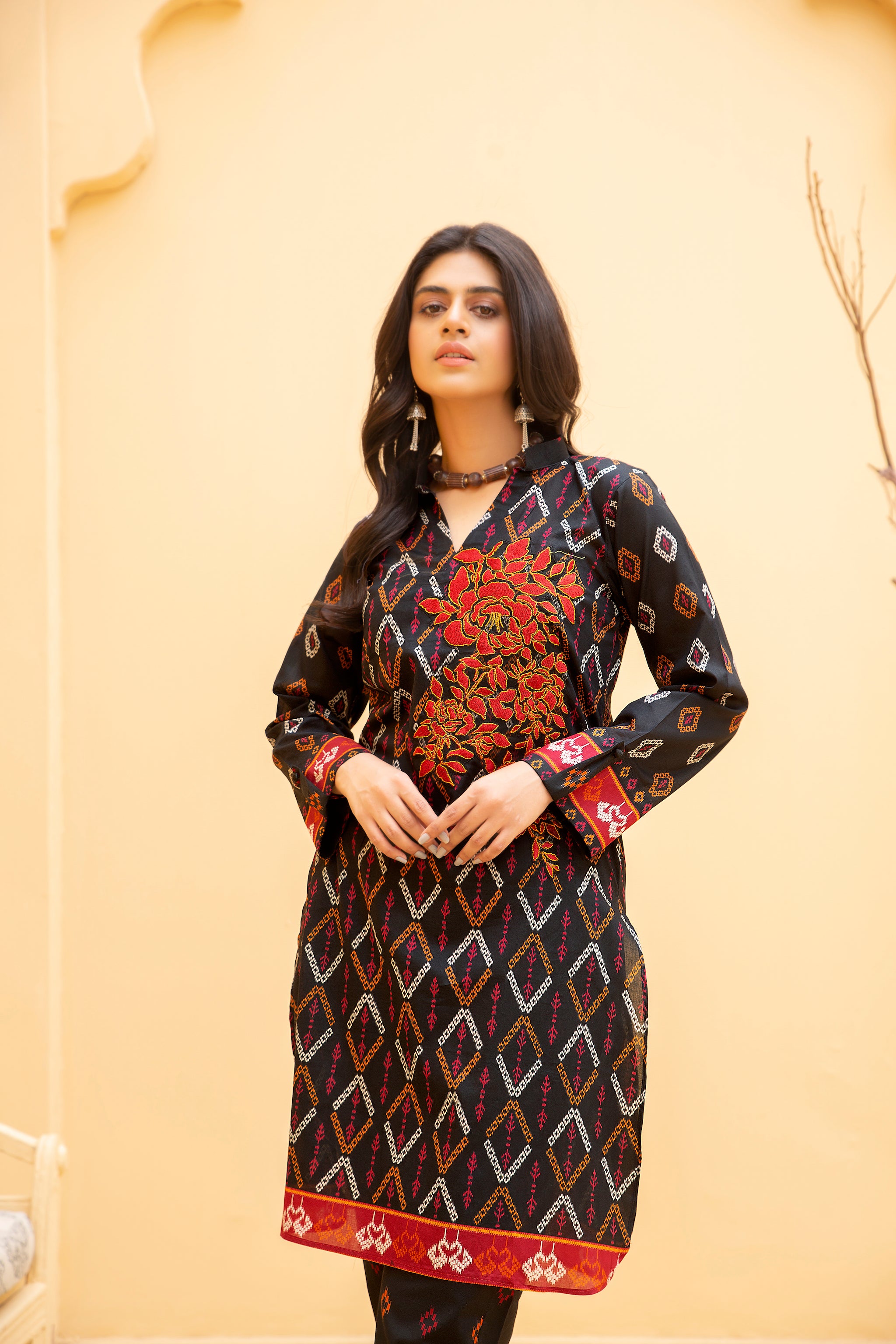 AFREEN COLLECTION / 2PCS / PRINTED EMBROIDERED LAWN 2pcs Unstitched by safanoor.jpg
