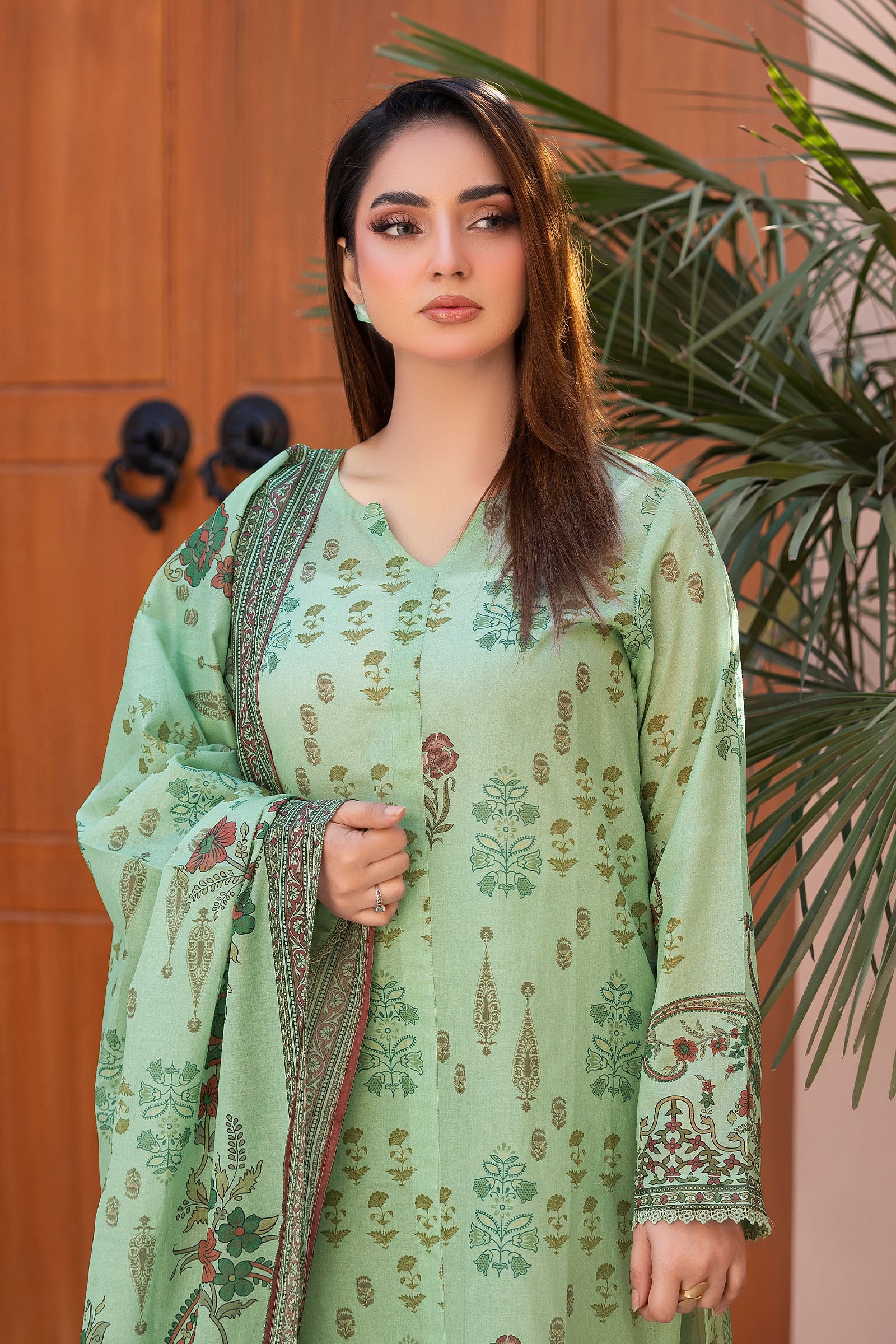Cambridge Blue 3 Piece Unstitched Premium Printed Lawn Suit By Safa Noor Summer 2026 Collection