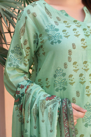Cambridge Blue 3 Piece Unstitched Premium Printed Lawn Suit By Safa Noor Summer 2026 Collection