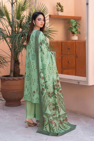 Cambridge Blue 3 Piece Unstitched Premium Printed Lawn Suit By Safa Noor Summer 2026 Collection