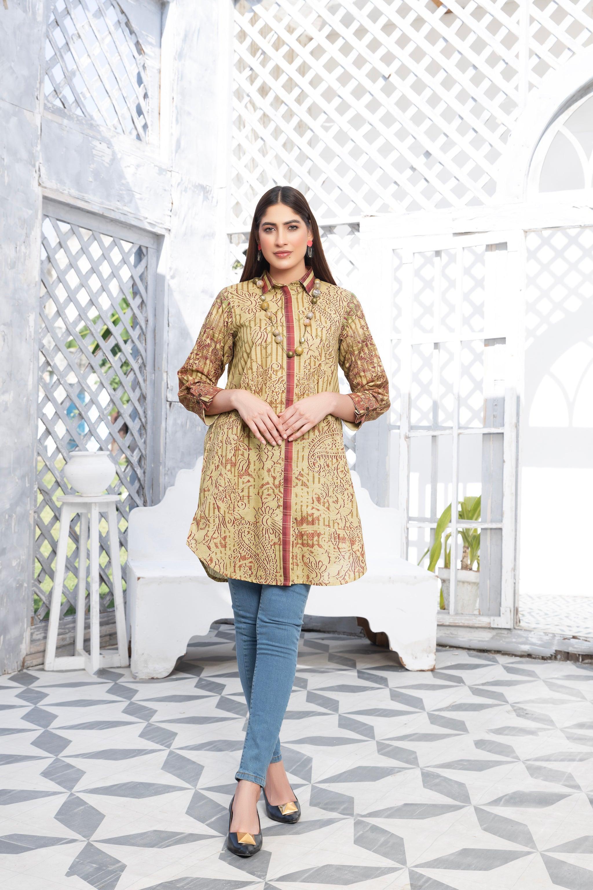 Grid Khaddar Unstitched 1 Piece Brown - (Vol-54/07)1P-W-23-D-20 - SAFANOOR