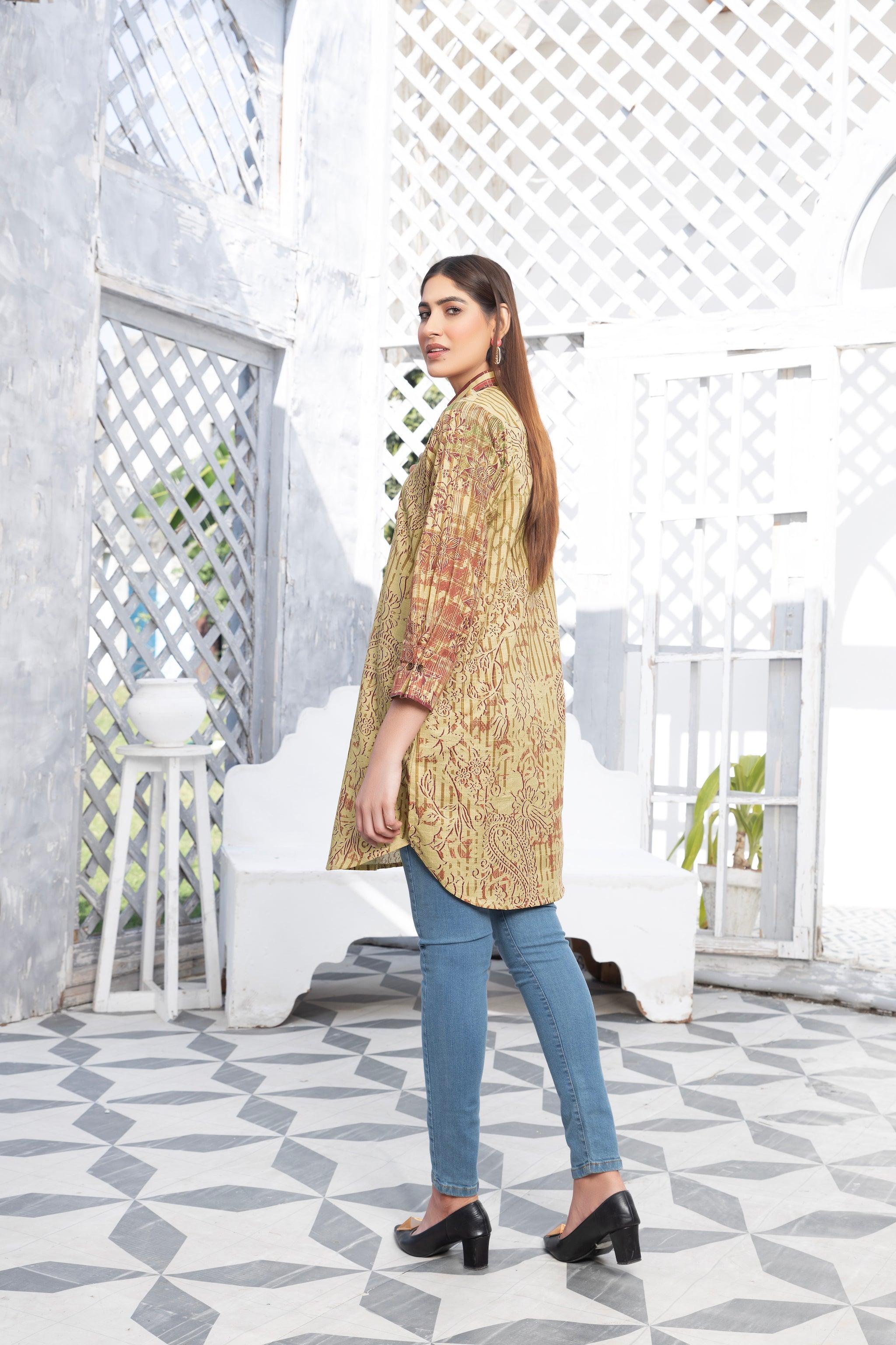 Grid Khaddar Unstitched 1 Piece Brown - (Vol-54/07)1P-W-23-D-20 - SAFANOOR