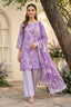 Lavender 3 Piece Unstitched Premium Printed Lawn Suit By Safa Noor Nigaah Collection Summer 2026