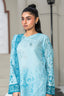 Light Blue 3 Piece Unstitched Premium Printed Lawn