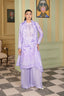Light Purple 3 Piece Unstitched Premium Printed Lawn