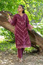 Maroon 2 Piece Unstitched Dyed Embroidered Lawn