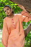 Peach 2 Piece Unstitched Dyed Embroidered Lawn