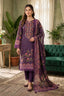 Plum Purple 3 Piece Unstitched Premium Printed Lawn - SAFANOOR