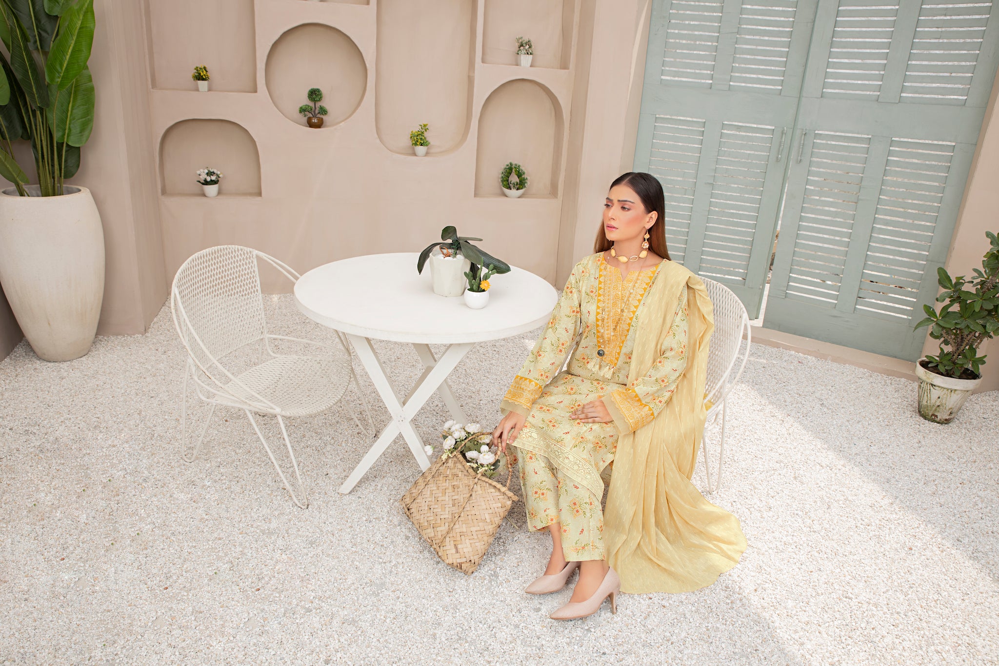 Printed Lawn Lemon 3 Piece Unstitched - (Vol-70/23)3P-S-24-D-2 - SAFANOOR
