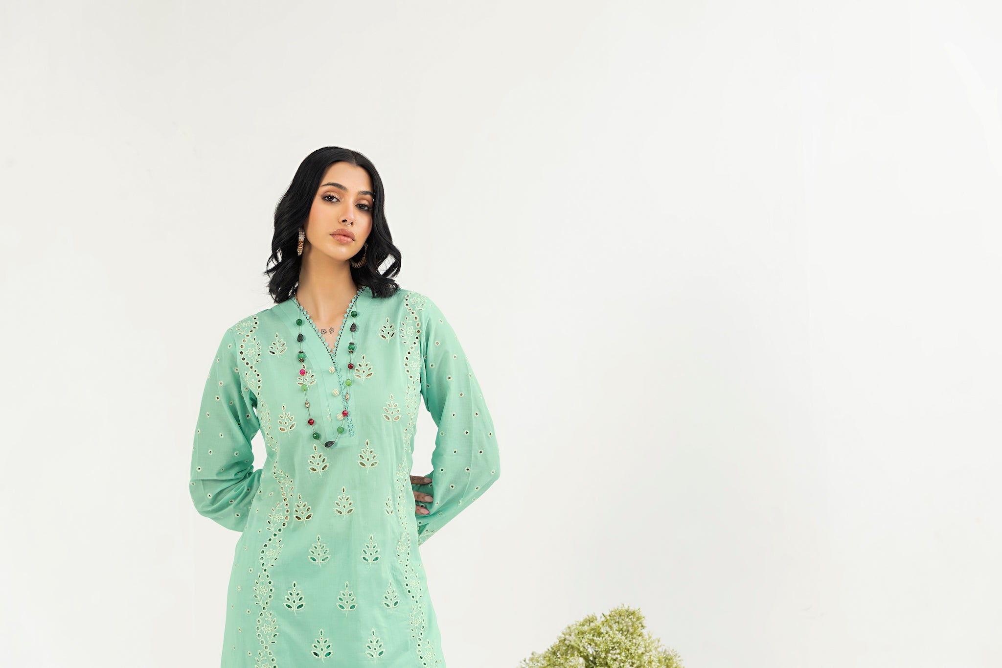 ARSH COLLECTION /UNSTITCHED 2PCS / EMBROIDERED LUXURY LAWN SUMMER 24 by safanoor