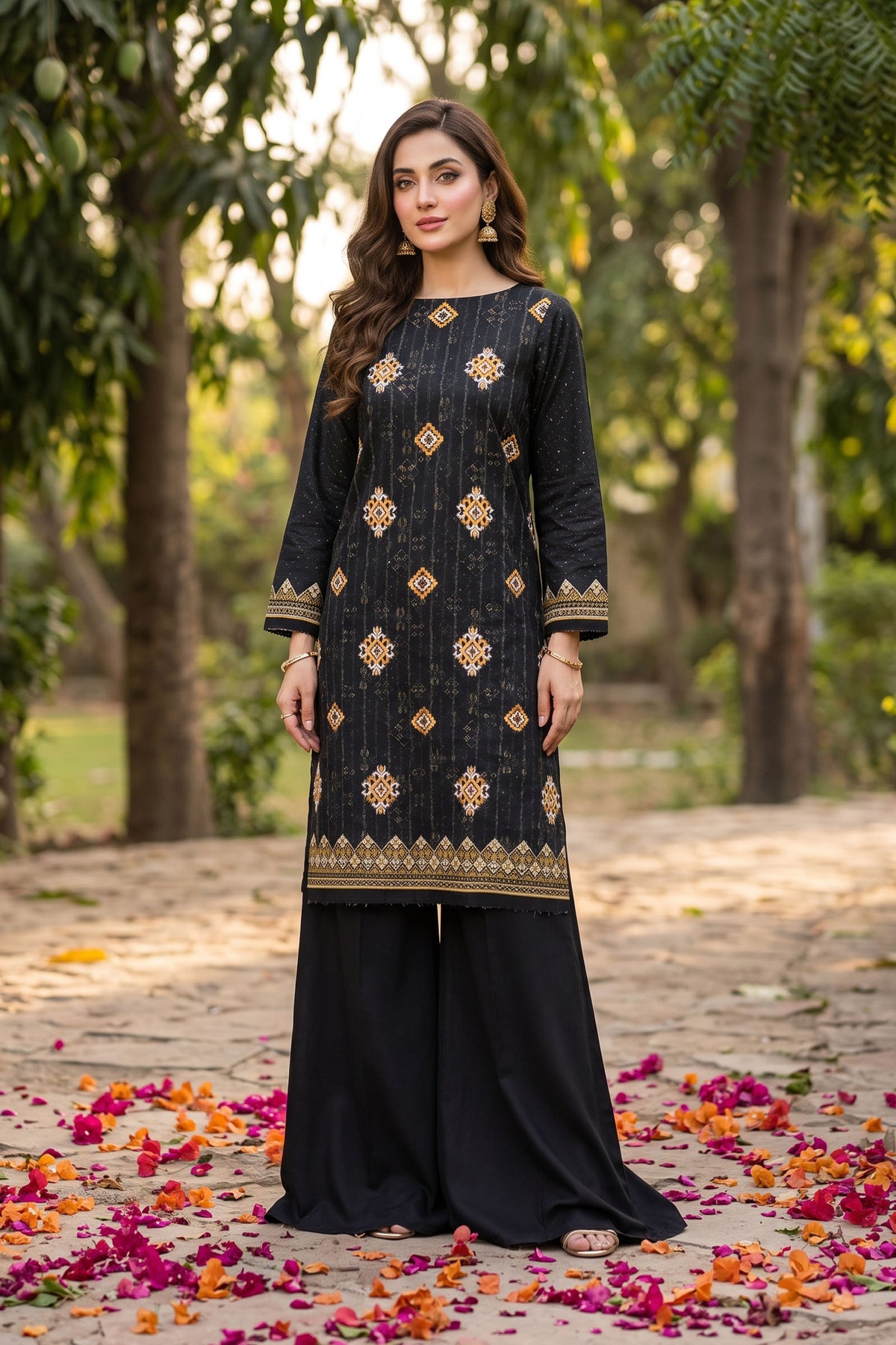 Unstitched 2 Piece Twill Marina Suit - Atomic Black