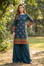 Unstitched 2 Piece Twill Marina Suit - Dark Blue