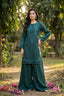Unstitched 2 Piece Twill Marina Suit - Green