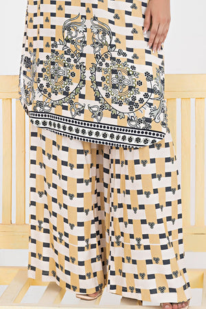 Unstitched Beige Doriya Linen 2 Piece - SafaNoor