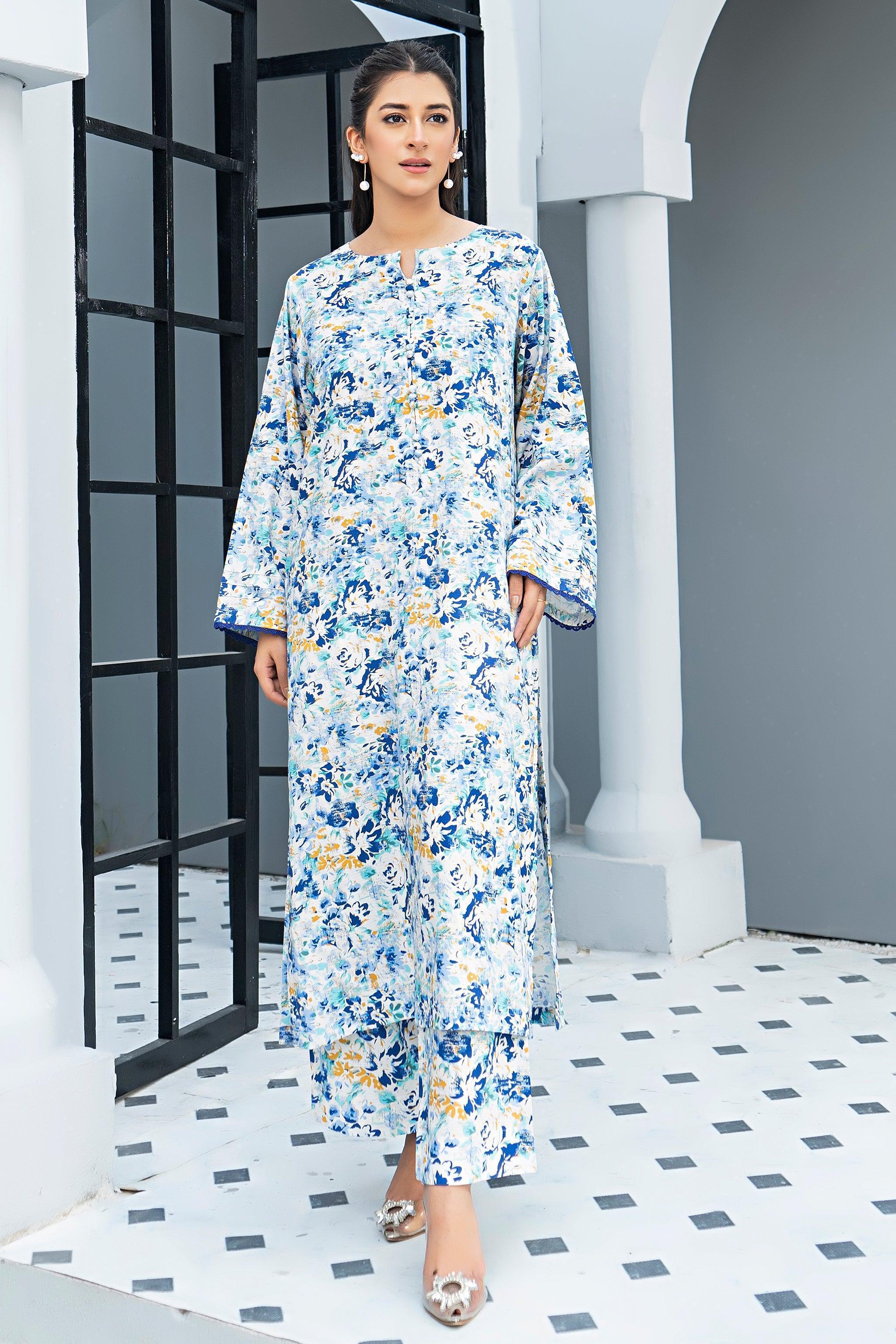 Unstitched White Linen 2 Piece - SafaNoor