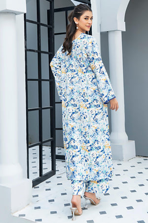 Unstitched White Linen 2 Piece - SafaNoor