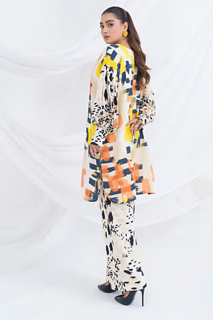 Unstitched off White Doriya Linen 2 Piece - (Vol-30/04)2P-W-24-D-4 - SAFANOOR
