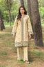 Wheat 2 Piece Unstitched Dyed Embroidered Lawn