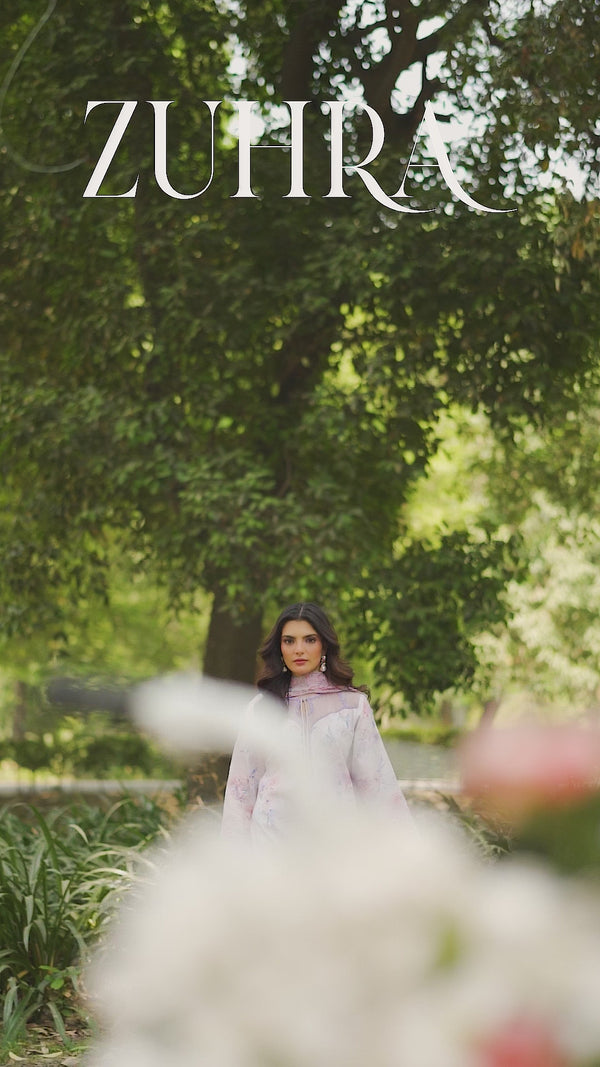 3 Piece Lilac Unstitched Embroidered Lawn