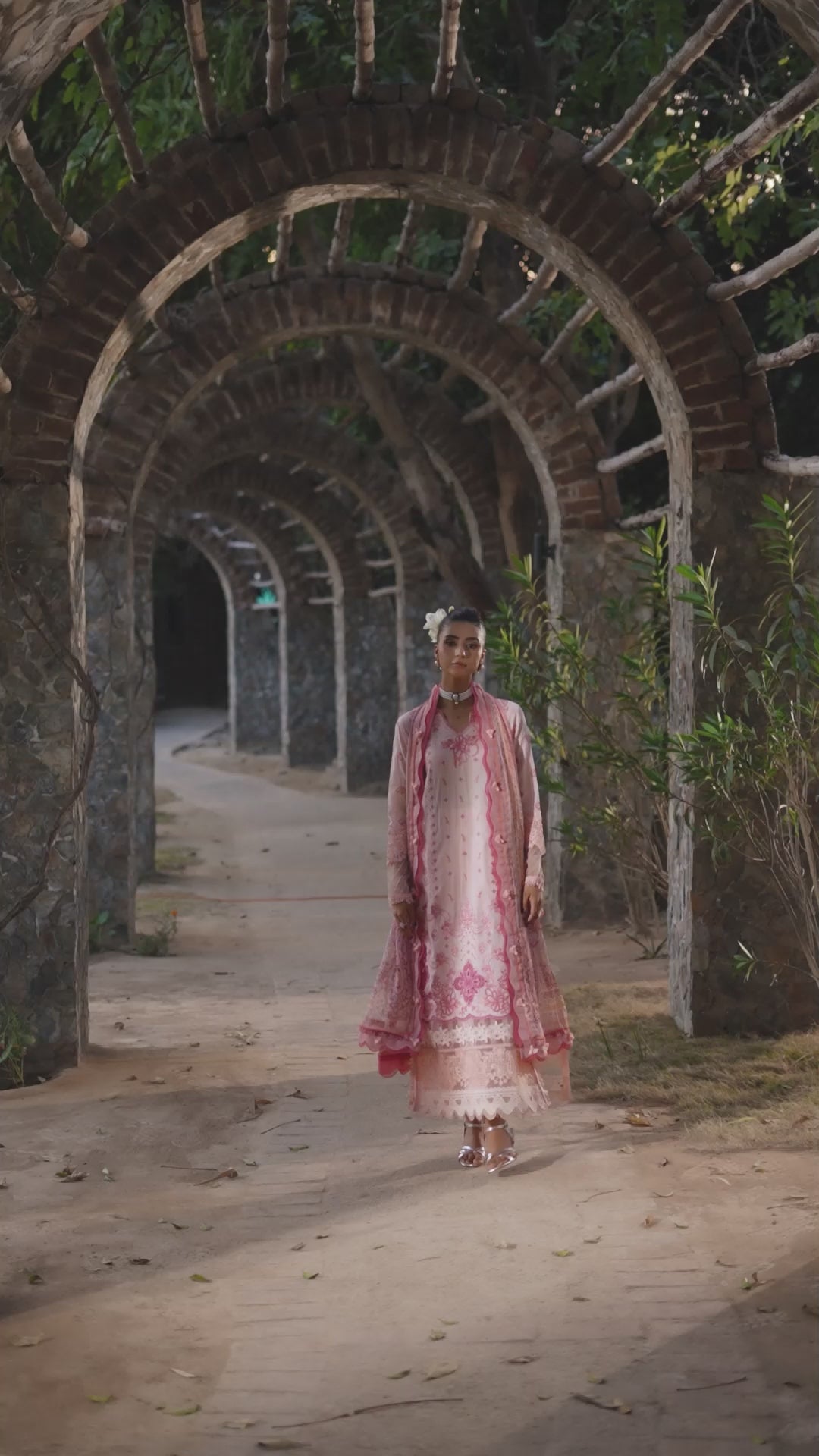 3 Piece Premium Unstitched Embroidered Lawn Eid Collection