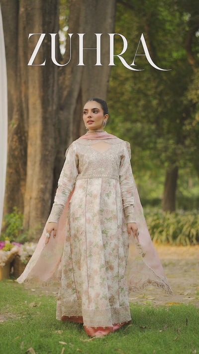 3 Piece Pearl Unstitched Embroidered Lawn - (Vol-108/12)3P-S-25-D8 - SAFANOOR