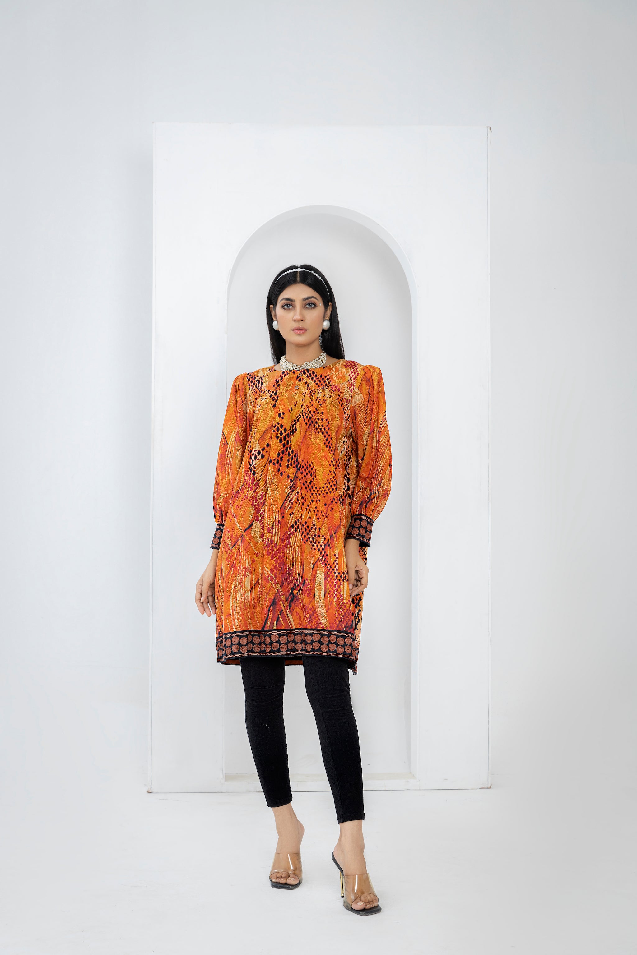 CHAAL COLLECTION 1 PIECE UNSTITCHED / DIGITAL PRINTED SHIRT ONLY- SLUB LINEN