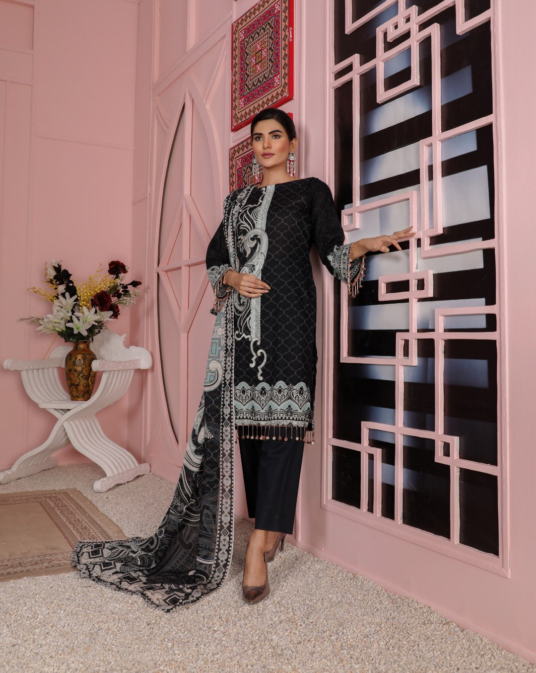 3 PIECE/ SHIRT, TROUSER, DUPATTA- LAWN