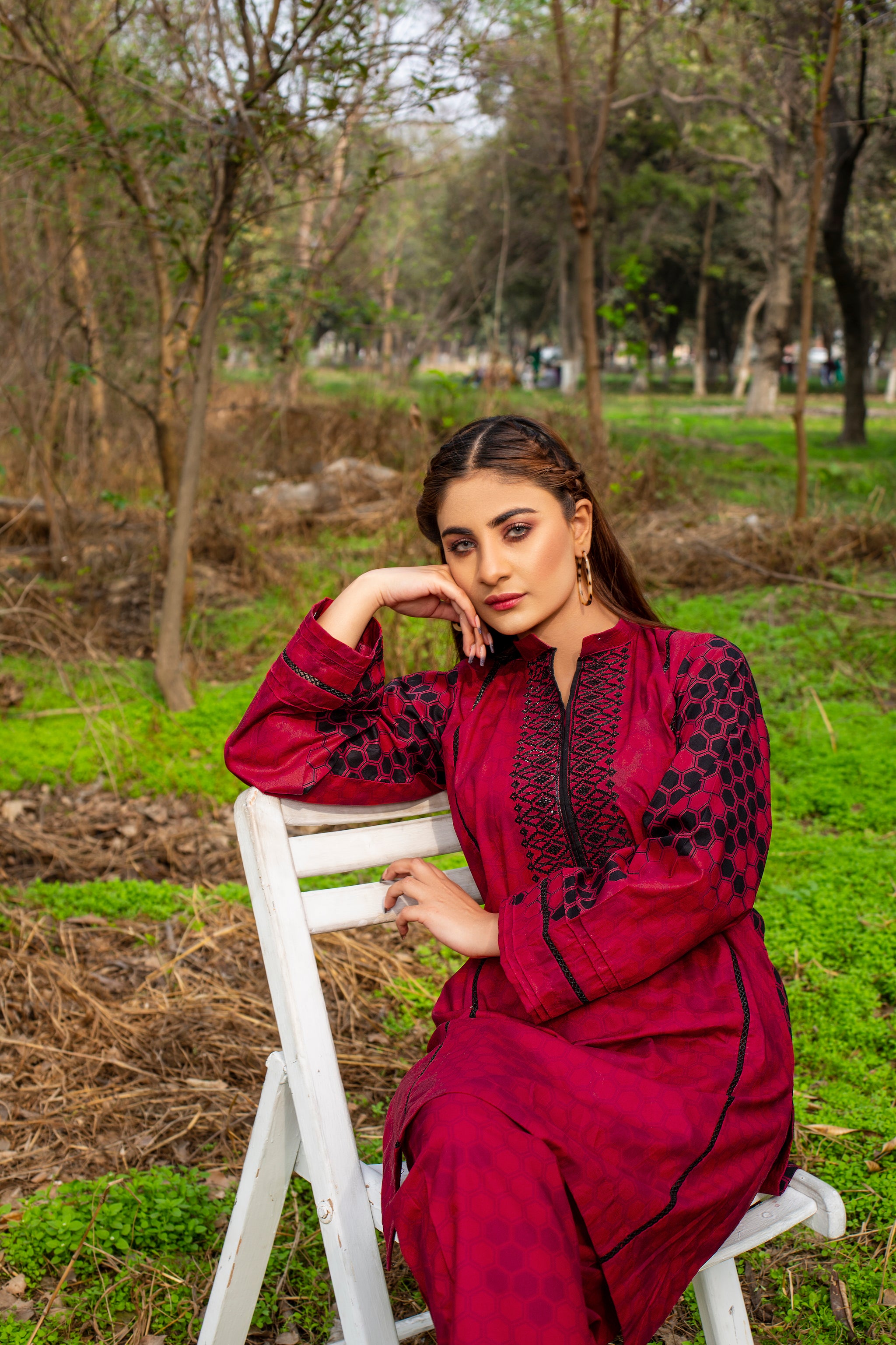 New Summer 2023 unstitched 2 piece collection digital printed lawn embroidered shirt with digital printed cotton trouser price 2220 lawn EMBROIDERED zarnish unstitched collection by safanoor