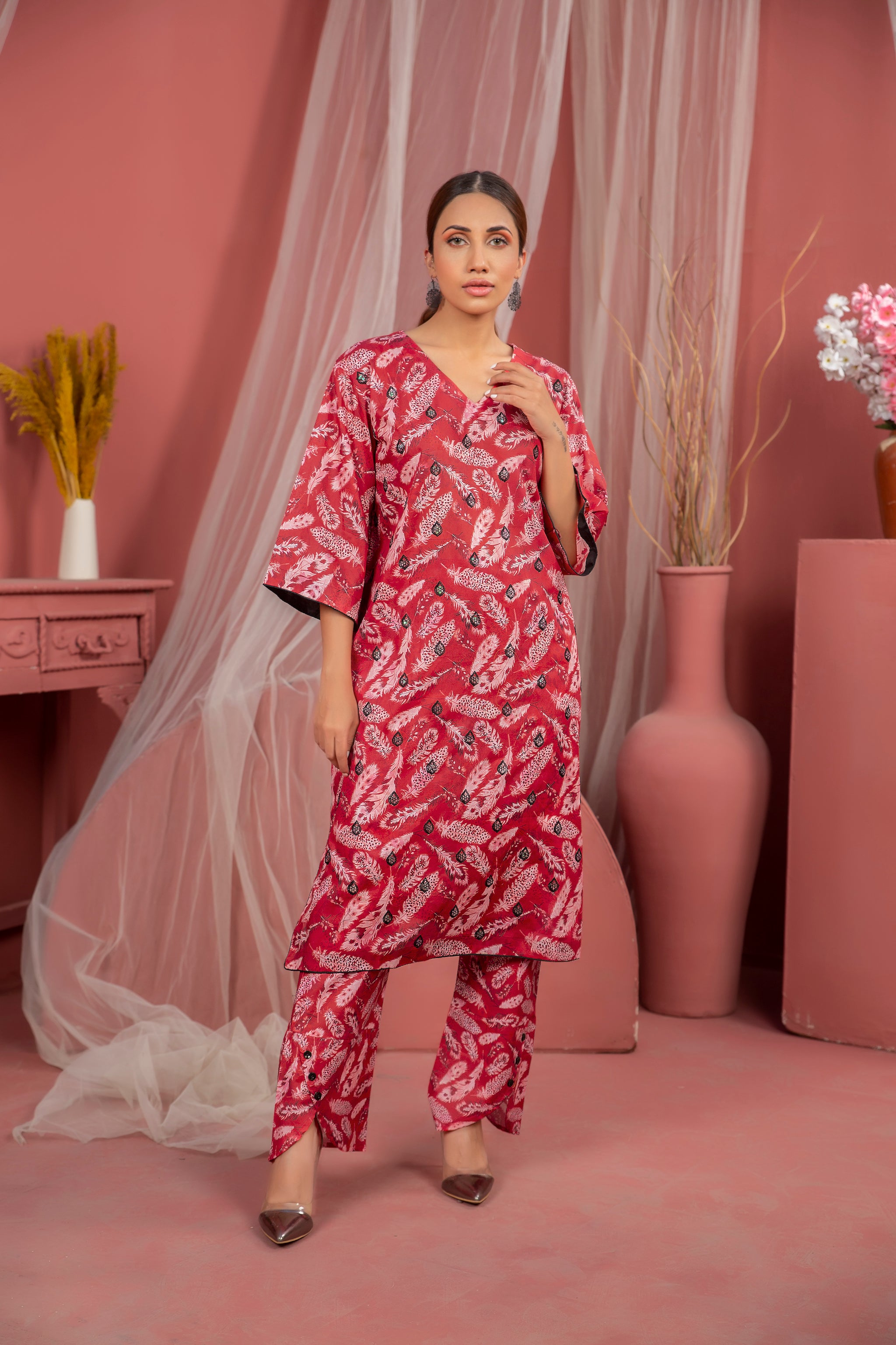 khawb nagar new collection 2pcs unstitched summer 2023 digtal print lawn embroidered shirt digital print cotton trouser lawn by safanoor